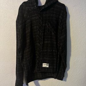 YoungLA 413 Hooded Flannel Jacket Large Used Good Condition